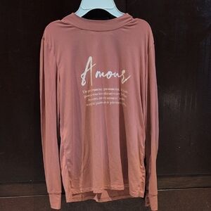 Amour Long Sleeve Shirt in Pink